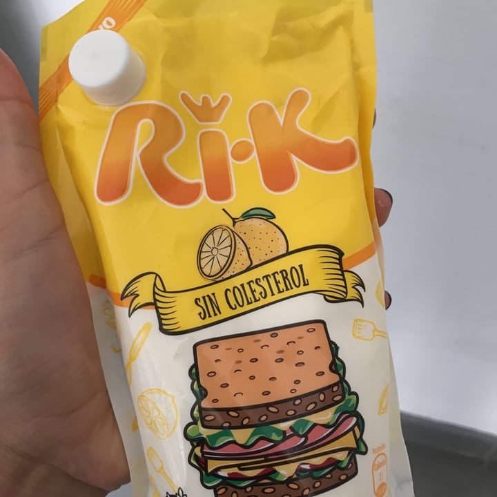 review photo of Ri-k Mayonesa Vegana Sin Colesterol shared by @sabrigonzalez on 16 Dec 2020 - review