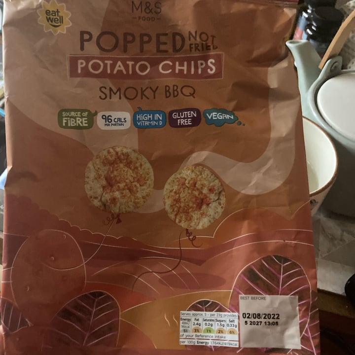 photo of M & S Foods Potato chips Smoky bbq shared by @animalsrule on  09 Mar 2022 - review
