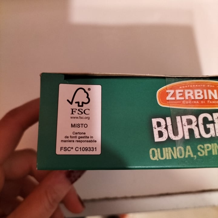 photo of Zerbinati Burgerz Quinoa Spinaci e Verze shared by @ambr on  06 Apr 2022 - review