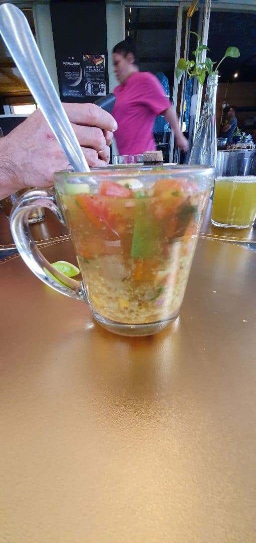 Photo of the dish “Caldo Tlalpeño”