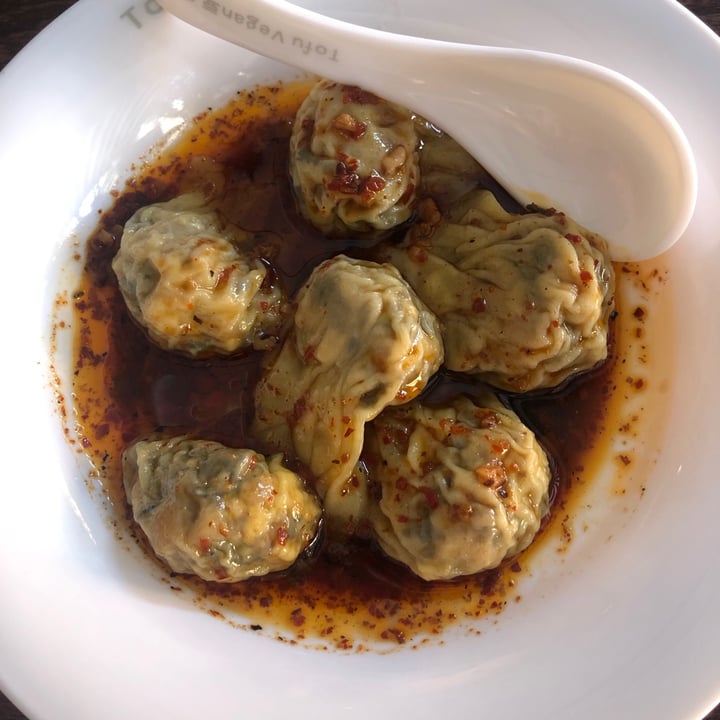 photo of Tofu Vegan Wontons In A Spicy Sauce shared by @jessskh on  12 Aug 2021 - review