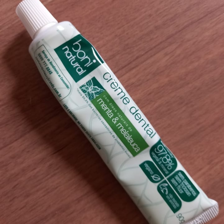 photo of Boni natural Creme dental shared by @carolmarques on  16 Jul 2021 - review