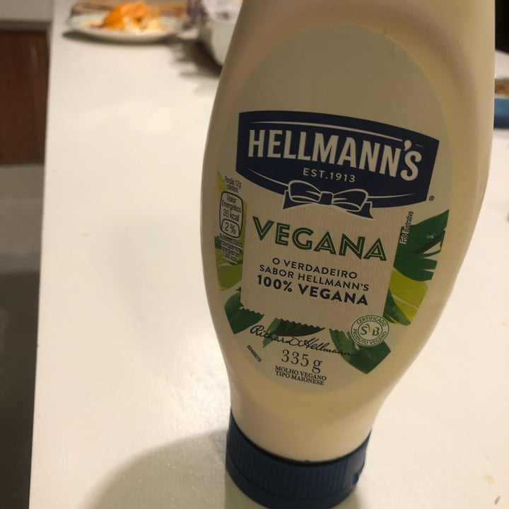 photo of Hellmann's Mayonesa Vegana shared by @luizas on  15 Oct 2022 - review