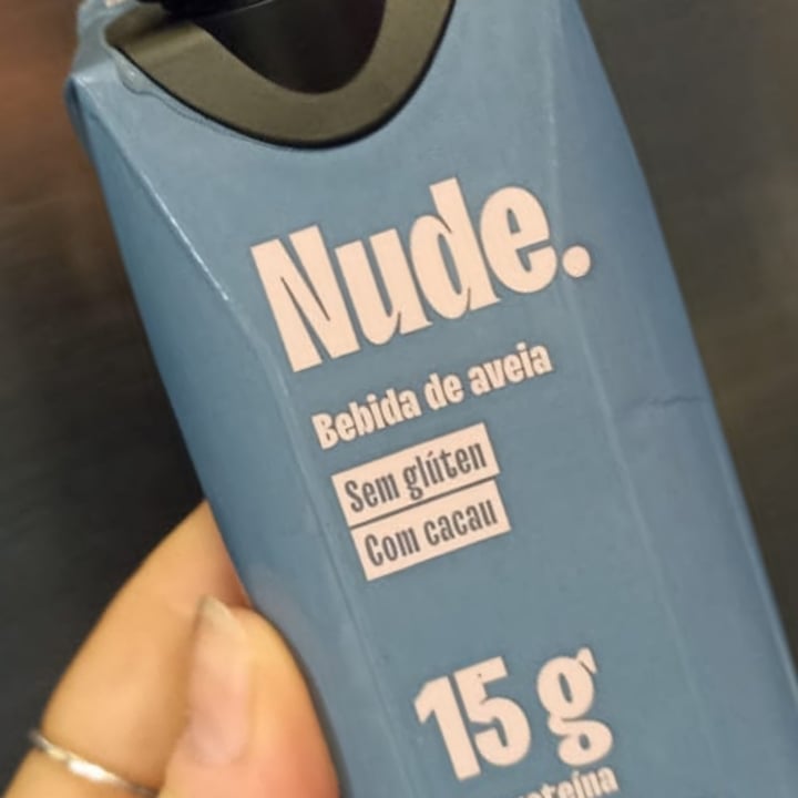 photo of Nude Bebida de aveia com Cacau 15g de Proteína shared by @tafarelgrolli on  29 Oct 2022 - review