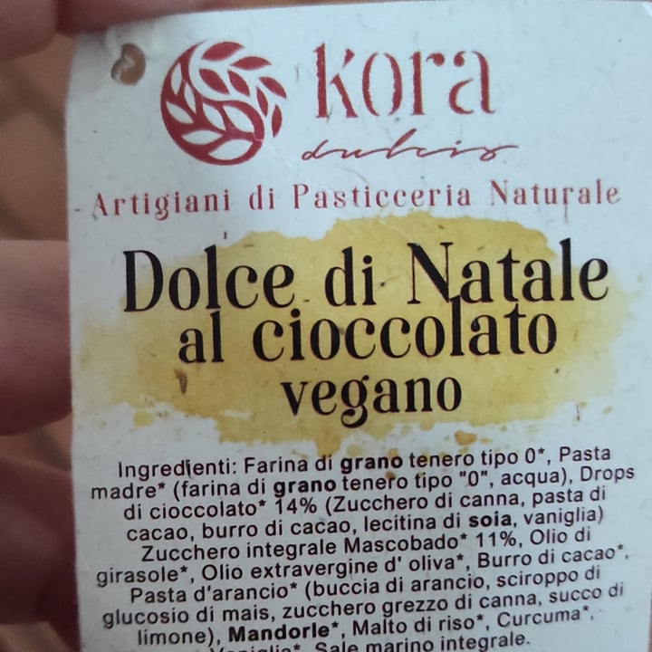 photo of Kora Dulcis Dolce Di Natale al Cioccolato Vegano shared by @saraz92 on  07 Jan 2022 - review