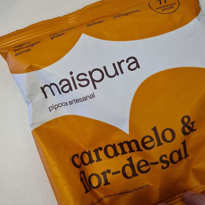 photo of maispura pipoca artesanal caramelo e flor de sal shared by @patypoletto on  16 Nov 2022 - review