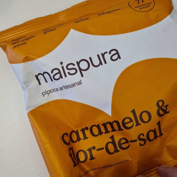 review photo of maispura pipoca artesanal caramelo e flor de sal shared by @patypoletto on 16 Nov 2022 - review