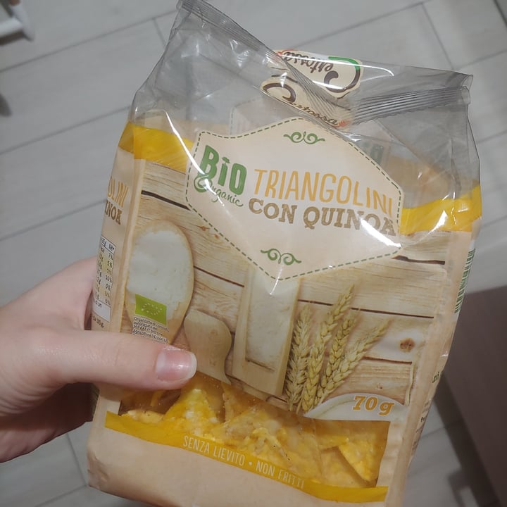 photo of Certossa Bio triangolini con quinoa shared by @veganiscool on  04 Feb 2022 - review