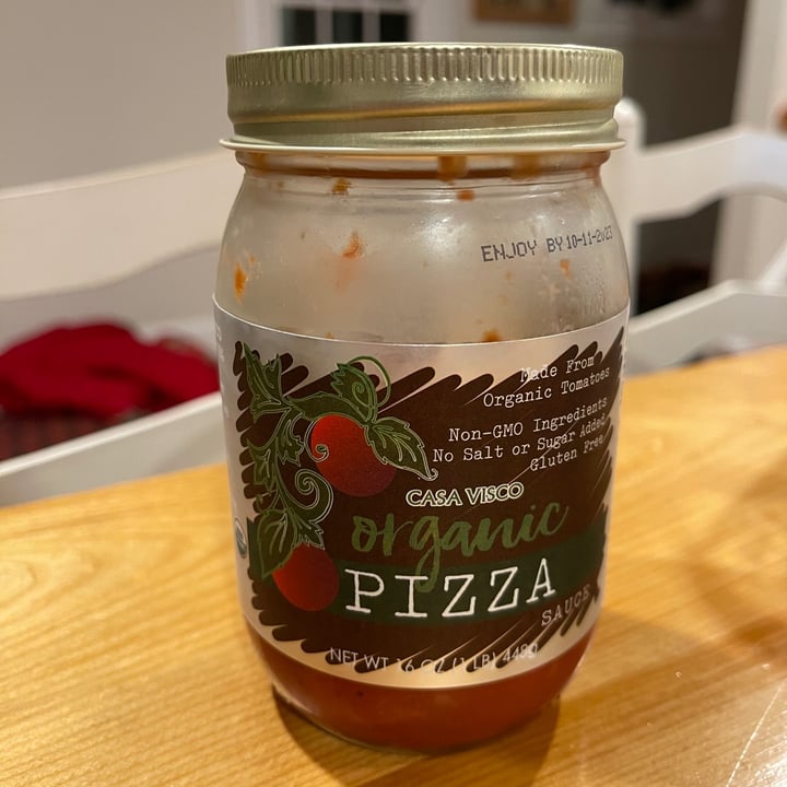 photo of Casa Visco Organic Pizza Sauce shared by @brackett5018 on  13 Feb 2022 - review