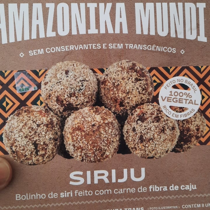 photo of Amazonika mundi Siriju - Bolinho de Siri Vegano shared by @annemunizferreira on  21 Sep 2022 - review