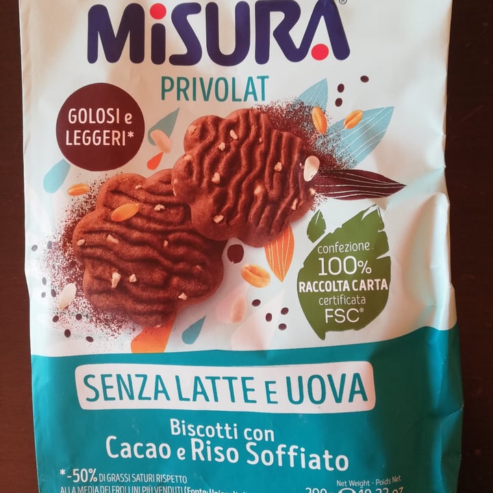 photo of Misura Biscotti con cacao e riso soffiato - Privolat shared by @elisadz on  12 Dec 2021 - review