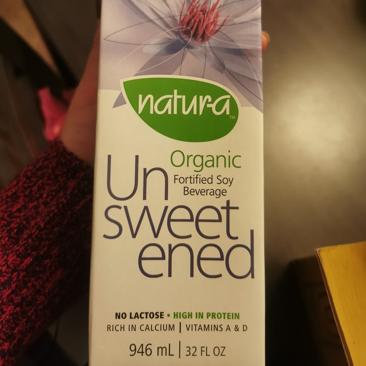 photo of Natura Fortified Organic Soy Beverage unsweetened shared by @virginieparenteau on  21 Sep 2021 - review