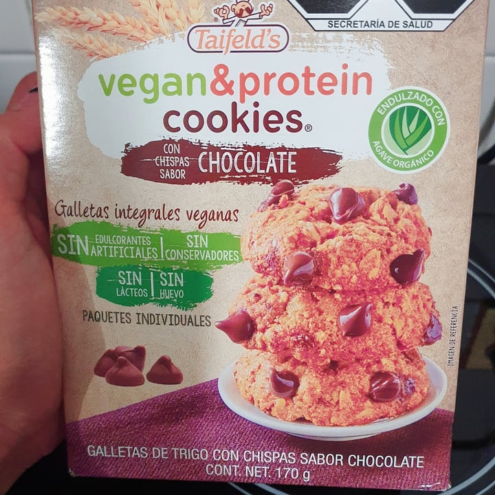photo of Taifeld’s Vegan & Protein Cookies con Chispas de Chocolate shared by @monikichi on  01 Sep 2021 - review