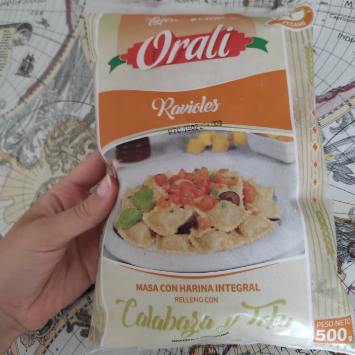 photo of Orali Ravioles integrales veganos de calabaza y tofu shared by @sof99 on  05 Feb 2022 - review