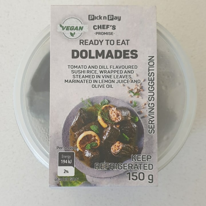 photo of Pick n Pay Dolmades shared by @compassionate1candy on  18 Mar 2021 - review