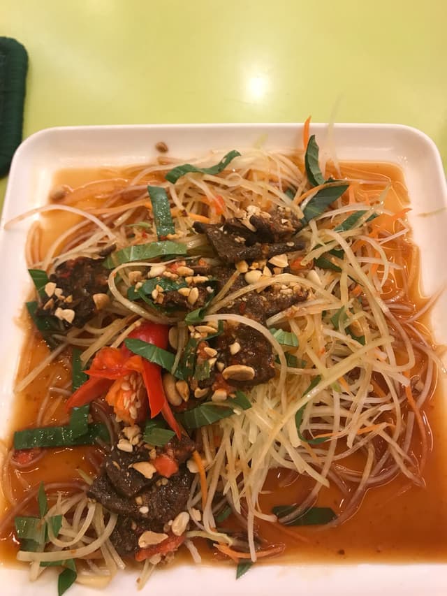 Photo of the dish “Papaya salad”