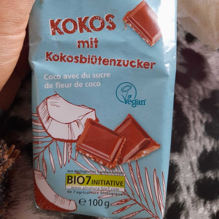 review photo of Alnatura Kokos mit Kokosblütenzucker schokolade shared by @tamyweltschmerz on 21 Mar 2022 - review