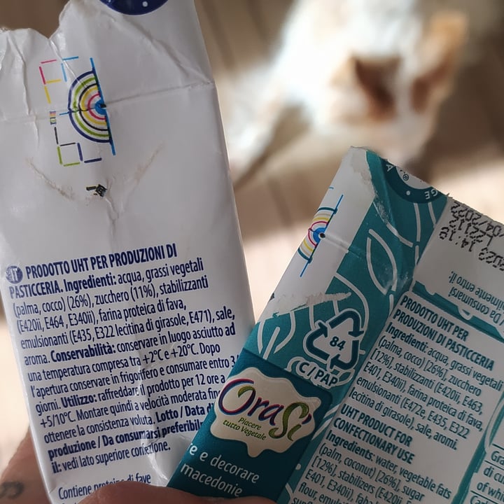 photo of OraSí 100% Plant based crema da montare shared by @lauraemissa on  14 Sep 2022 - review