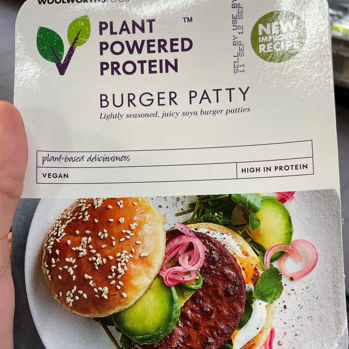 review photo of Woolworths Food Plant Powered Protein Burger Patty Vegan shared by @pjpumpkinpie on 31 Aug 2021 - review