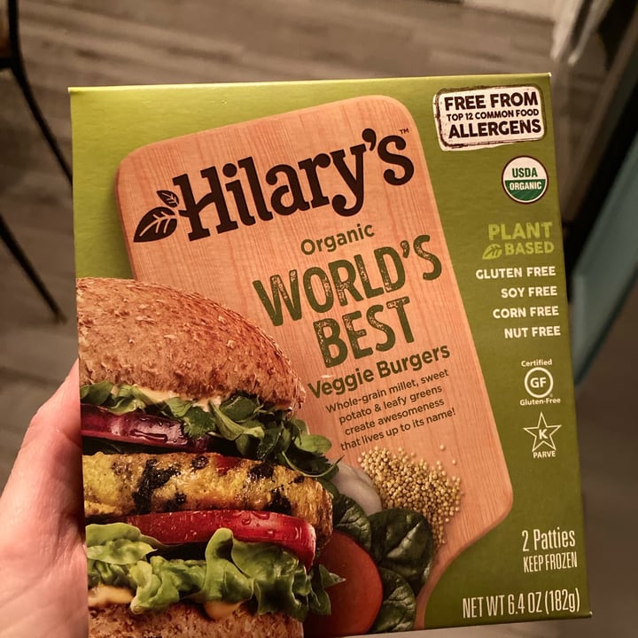 review photo of Hilary's Organic World’s Best Veggie Burger shared by @healthyveganfoodie on 15 Nov 2020 - review