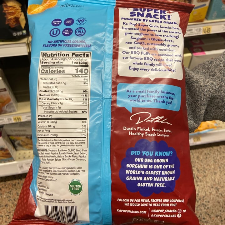review photo of Ka-Pop BBQ Chips shared by @kailanin on 09 Dec 2021 - review