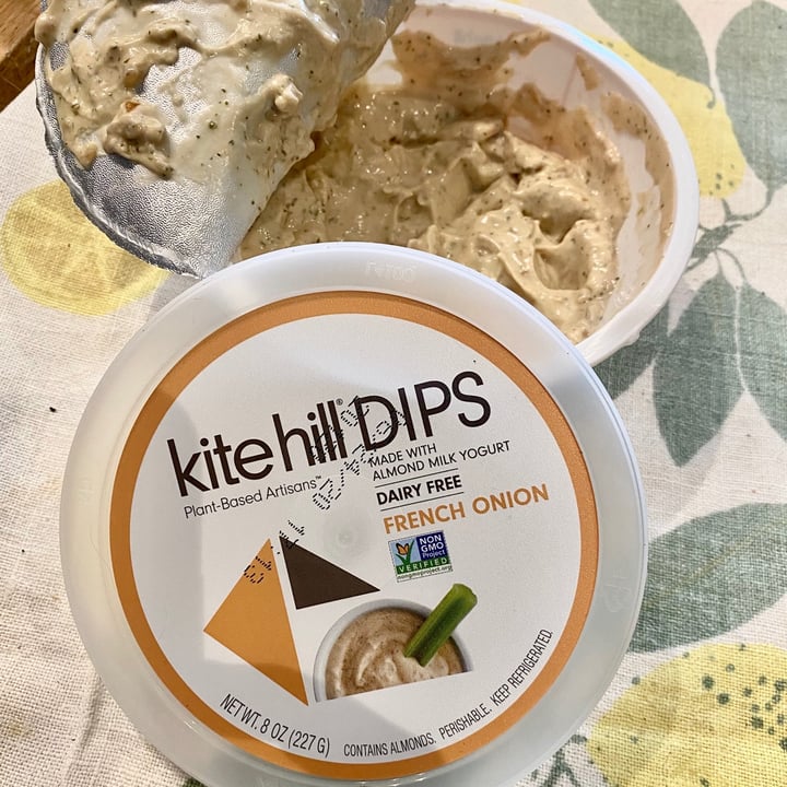 photo of Kite Hill Dairy-Free French Onion Dip shared by @victorianostalgic on  27 May 2020 - review