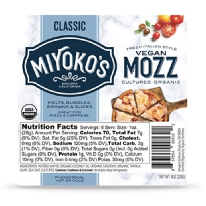 photo of Miyoko's Creamery Smoked Vegan Mozz shared by @drmholmberg on  03 Jan 2020 - review