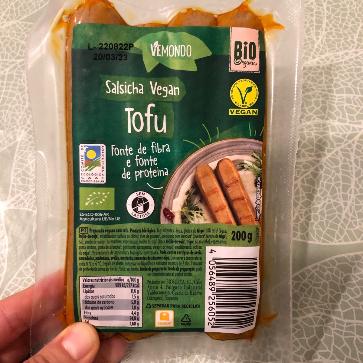 Tofu sausages from Vemondo - Vegan Product Reviews & Ratings | abillion
