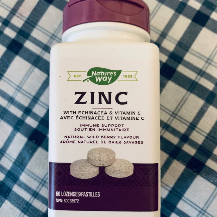 photo of Nature's Way Zinc shared by @alternativevegan on  28 Jan 2021 - review