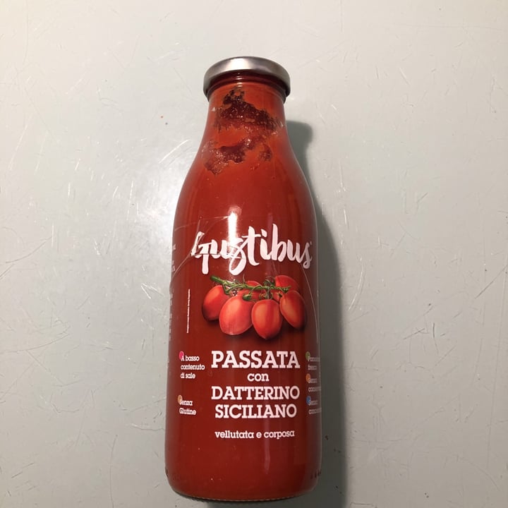 photo of Gustibus Passata Con Datterino Siciliani shared by @violettaplantbased on  17 Apr 2021 - review
