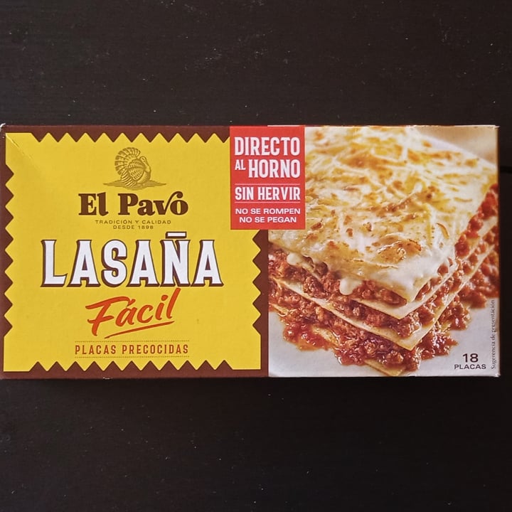 review photo of El pavo Placas precocinadas Lasaña shared by @iriavizcaino on 15 Nov 2022 - review