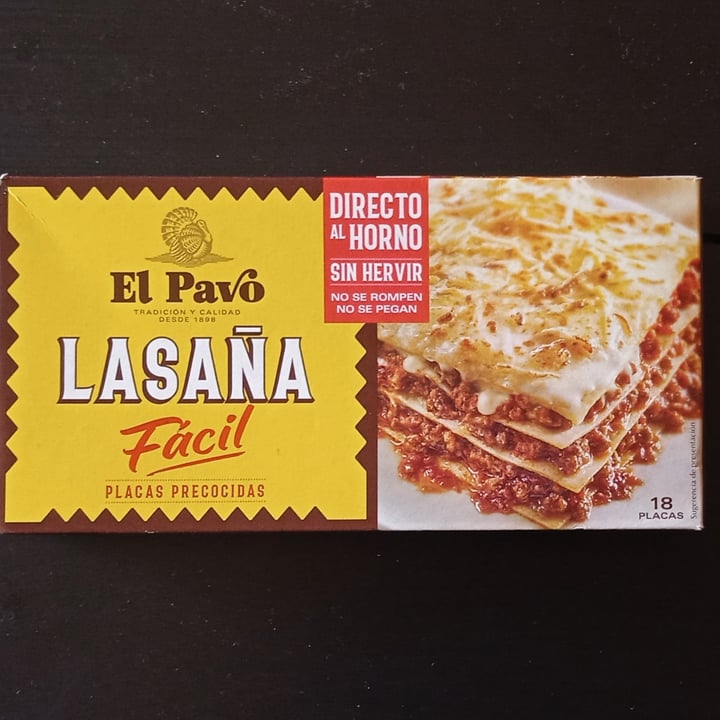 photo of El pavo Placas precocinadas Lasaña shared by @iriavizcaino on  15 Nov 2022 - review