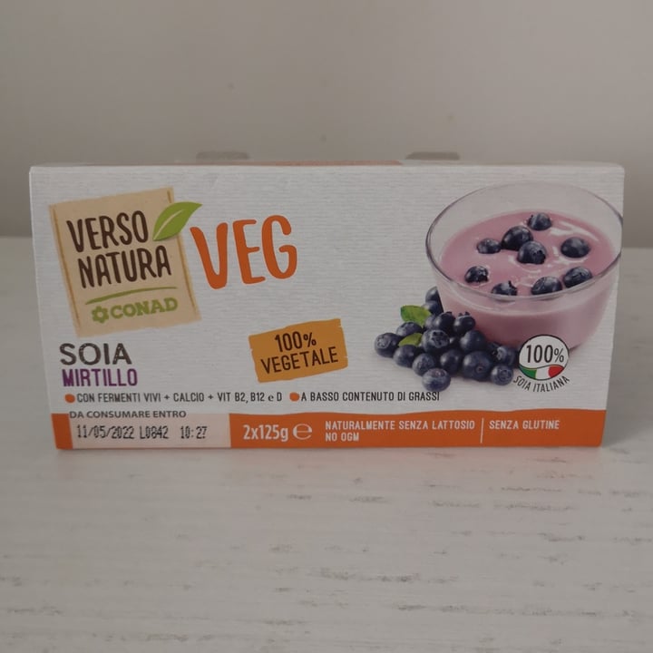 photo of Conad Bio Yogurt soia mirtilli shared by @zimo on  10 Apr 2022 - review