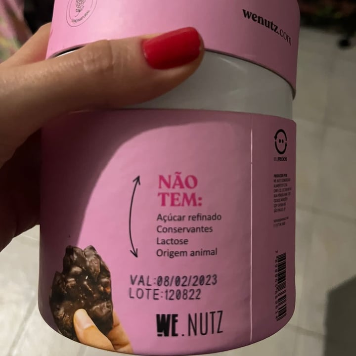 photo of We Nutz Nutznack Chocolate 70% cacau shared by @paulaneder on  25 Sep 2022 - review