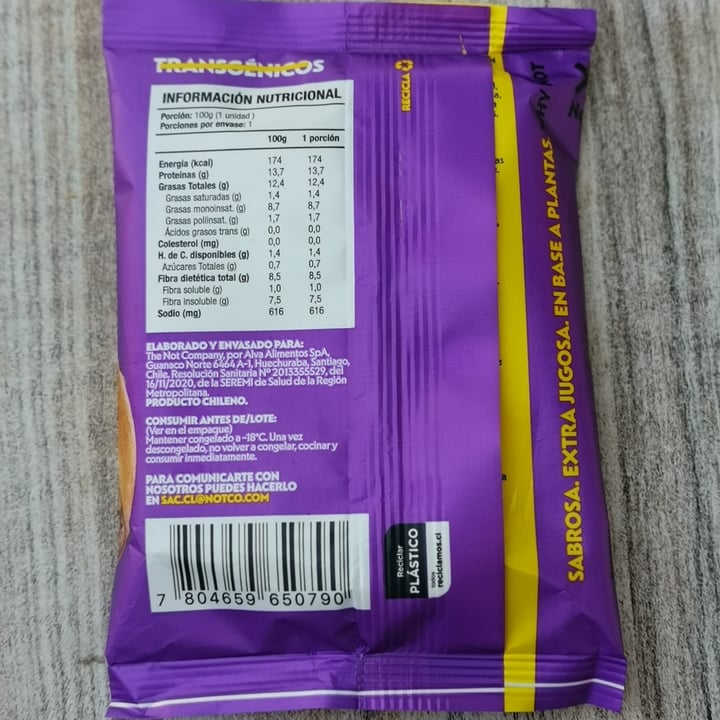 review photo of NotCo Not Chicken Burger shared by @ilustrapets on 16 Mar 2022 - review