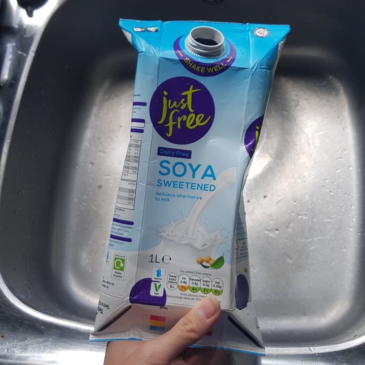 photo of Just Free Soya sweetened shared by @mharbich on  31 Jul 2020 - review