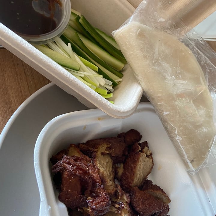 review photo of Bamboo Vegan Chinese (Delivery and Takeaway) Crispy Aromatic Mock Duck & Pancakes shared by @thediabeticvegan on 27 Apr 2021 - review