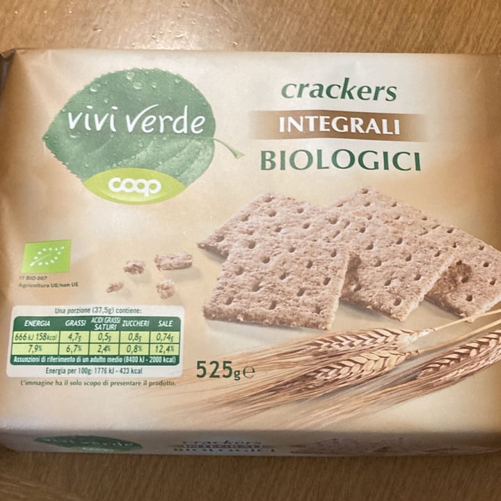 photo of Vivi Verde Coop Crakers Integrali Biologici shared by @francescaballetti on  13 Mar 2022 - review
