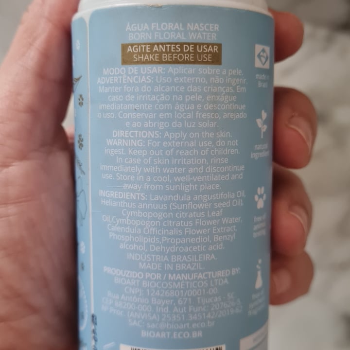 review photo of Bioart Água Floral Nascer shared by @gisellafadda on 09 May 2022 - review