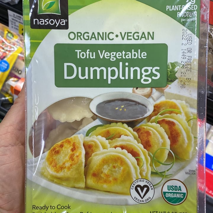photo of Nasoya Tofu Vegetable Dumplings (Organic) shared by @iedavegan on  18 Dec 2021 - review