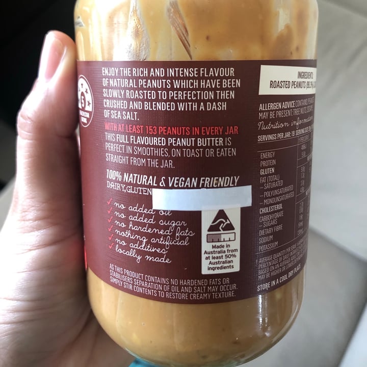 photo of Mayver's Dark Roasted Peanut Butter (Crunchy) shared by @nathz on  30 May 2020 - review