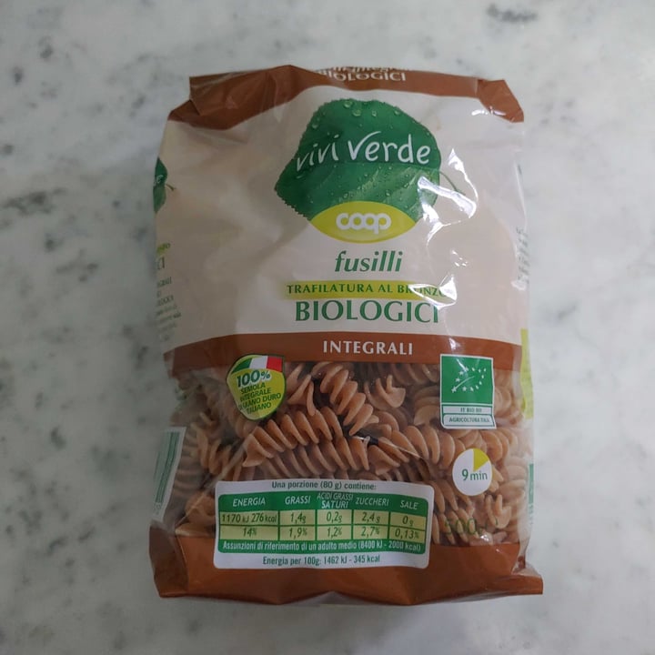 photo of Vivi Verde Coop Fusilli Integrali shared by @therealdrago on  21 Apr 2022 - review