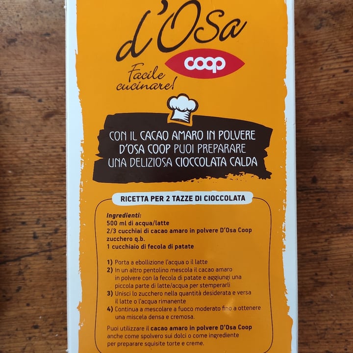 photo of D’osa Coop Cacao Amaro In Polvere shared by @luciestorrs on  19 Jun 2021 - review