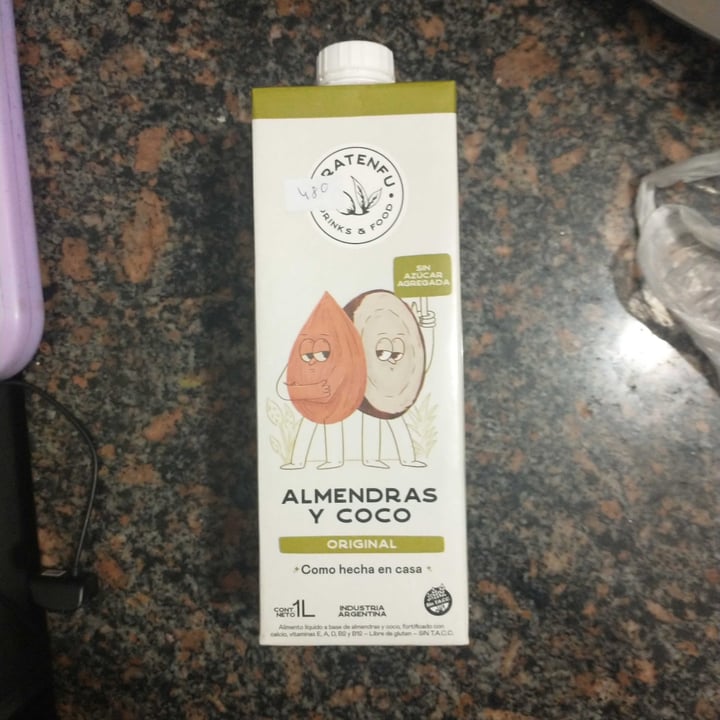 review photo of Tratenfu Leche De Almendras Y Coco Original (Sin Azúcar) shared by @eboujonc on 17 Aug 2022 - review