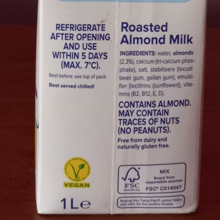 photo of Alpro Unsweetened Almond Milk Roasted shared by @ronelle on  28 Aug 2021 - review