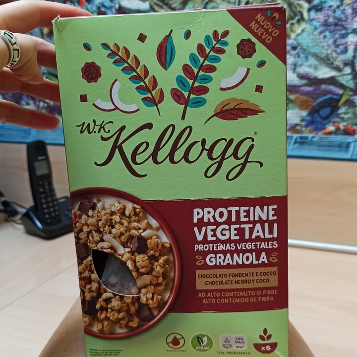 review photo of Kellogg Proteine Vegetali Granoli Chocolate Negro Y Coco shared by @elanorya on 09 Jun 2021 - review