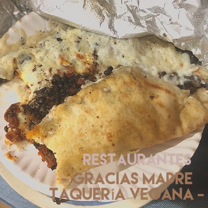 photo of Gracias Madre Taquería Vegana Quesadilla campechana shared by @sunshinenz on  28 Mar 2021 - review