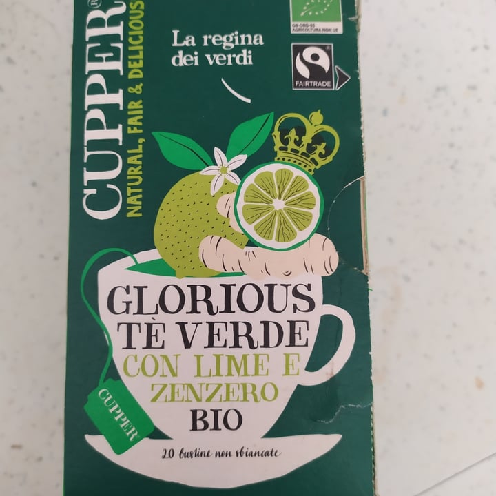 photo of Cupper Glorious green tea with lime and ginger shared by @yui96 on  06 Apr 2022 - review