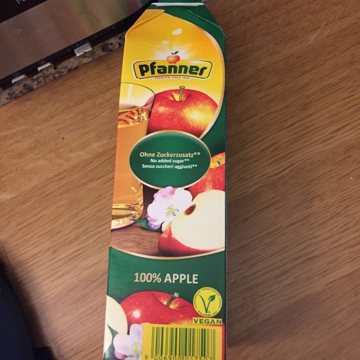 photo of Pfanner Apple Juice shared by @dive on  19 May 2020 - review