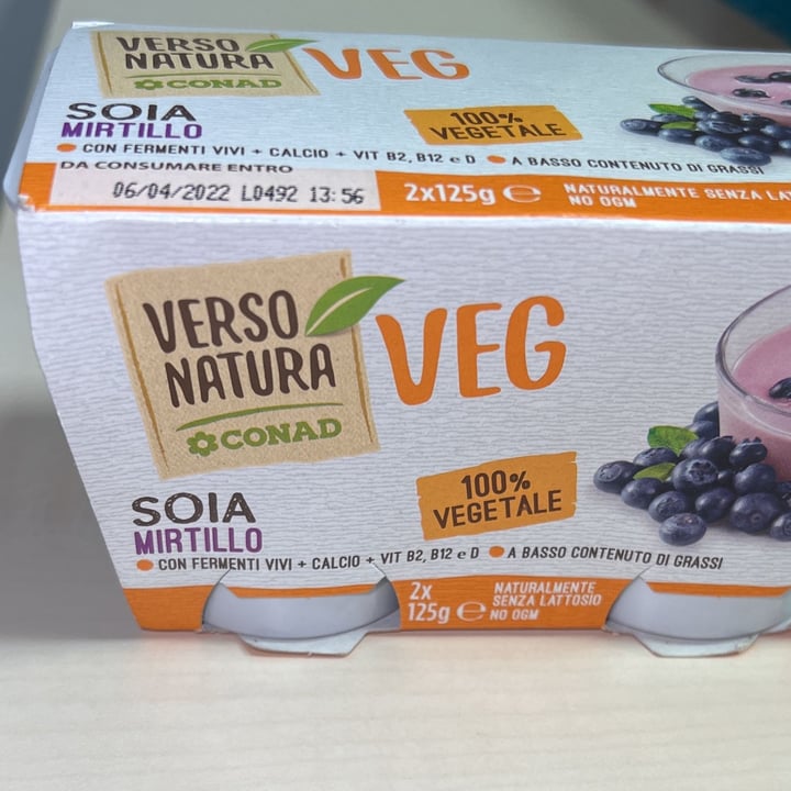 review photo of Verso Natura Conad Veg Yogurt Soia Mirtillo shared by @pepefoodandmore on 18 Mar 2022 - review